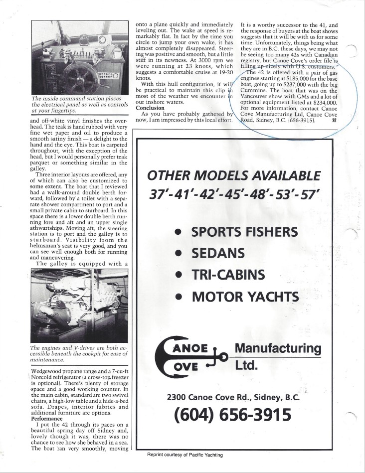 42 Sport Sedan, Page 8