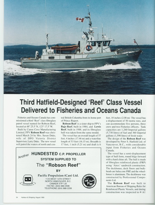 Page 1, Robson Reef